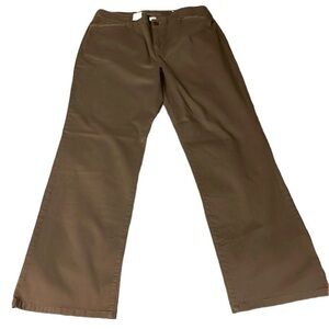 size 16 regular brown Croft & Barrow khaki pants